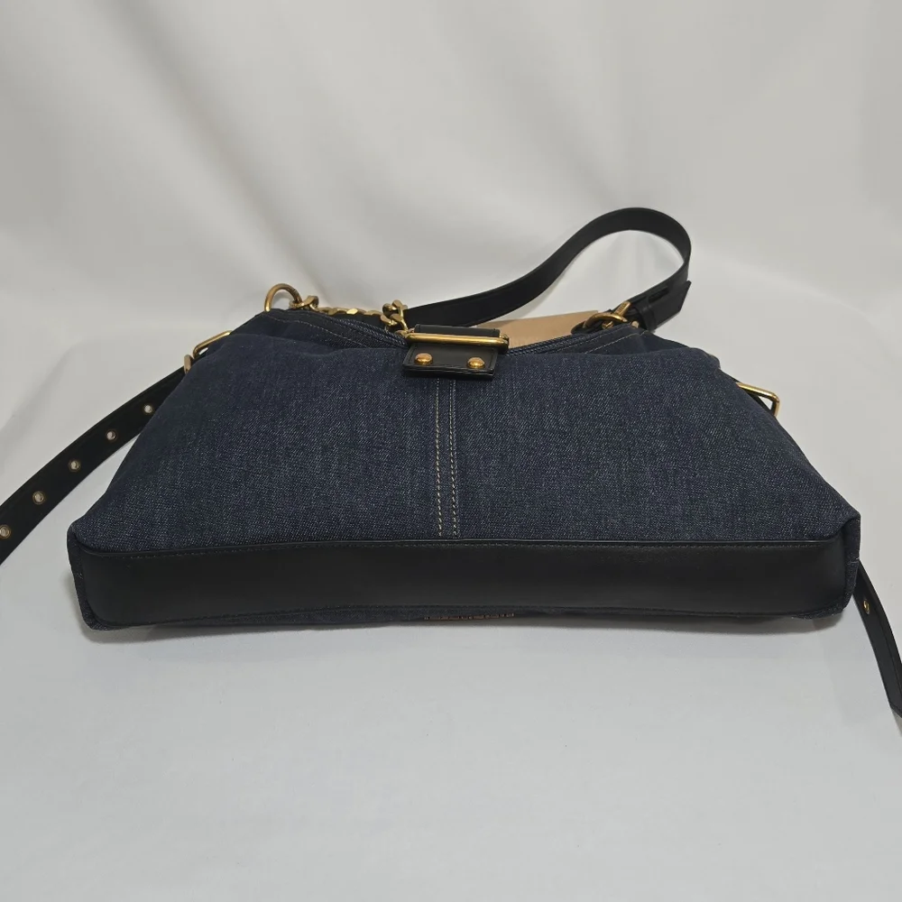 Steve Madden Balyssa Dark Demin Large Demin Hobo Purse